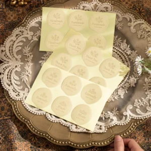 Custom Embossed 3D Logo Texture Paper Scratch-Off Stickers for Cosmetic, Perfume, False Eyelash and Shampoo Packaging