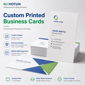 Custom Embossed Laminated Gold Foil Business and Thank-You Cards for Small Business