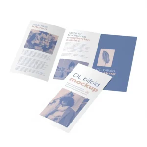 Custom Embossed Offset Printed Copper Paper Corporate Promotional Brochures Advertising Leaflets 70% Page Printed Design CD004
