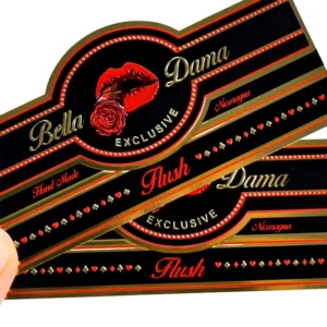 Custom Embossed Printed Cigar Label Bands with Custom Logo for Cigar Boxes