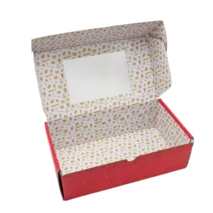 Custom Embossed Recycled Paperboard Box for Gift Wrapping, Shipping, Mailing, and Storage