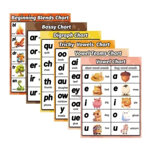 Custom English Alphabet Phonetic Transcription Chart Poster School Classroom Children Educational Printing