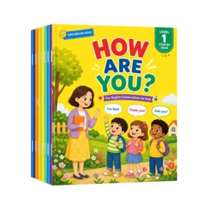 Custom English Baby Board Book Printing Service Early Education Toddler Learning Book