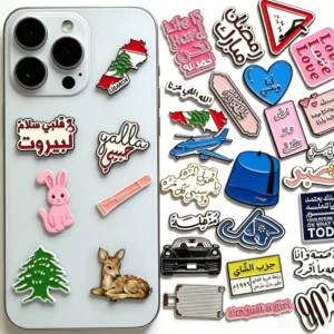 Custom Engraved Metal Soft Enamel Stickers with Logo for Phones