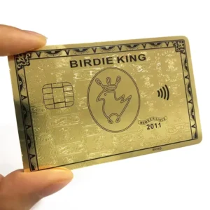 Custom Engraved or Printed Metal Business Card