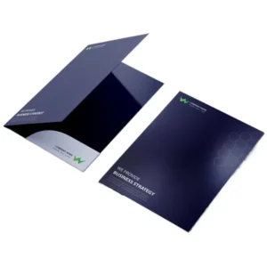 Custom Enterprise Brochure Custom Size CMYK Color Printing Conference Collection White Card Cover Single Page Coated Paper