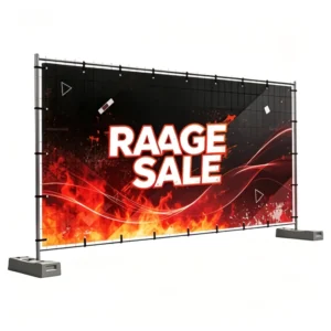 Custom Event Advertising Hanging Vinyl Banner UV Printing Waterproof Durable Eco-Friendly Lightweight Custom Sizes for Tradeshow