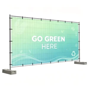 Custom Event Advertising Hanging Vinyl Banner UV Printing Waterproof Durable Eco-Friendly Lightweight Reusable Weather-Resistant