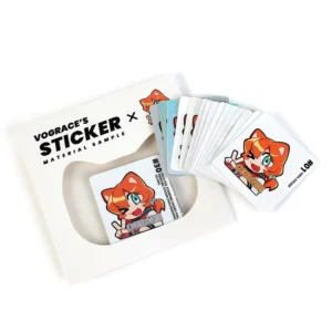 Custom Exhibition Set Stickers Sample UV Printed Paper Gift Sets