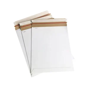 Custom Express Self-Seal Rigid Cardboard Mailer Envelope for Documents and Photos, Eco-Friendly Recyclable