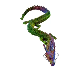 Custom FDM PLA Animal Toys 3D Printing Service Chinese Dragon Egg Articulated Dragon
