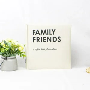 Custom Fabric Hardcover Coffee Table Photo Album, 4×6 (10x15cm), 200 Photos, Acid-Free Pockets