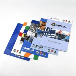 Custom Factory Direct Book, Brochure, Catalog, and Magazine Printing Service with Saddle Binding and Art Paper