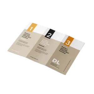 Custom Factory Price A3 A4 A5 Size Advertising Promotional Color Folded Flyer Booklet Brochure Leaflet Printing