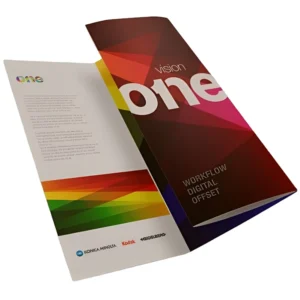 Custom Factory Price A3 A4 A5 Size Advertising Promotional Color Folded Flyer Booklet Brochure Leaflet Printing