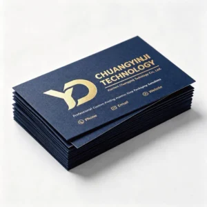 Custom Fancy Paper Business Cards with Personalized Logo and Hot Stamping