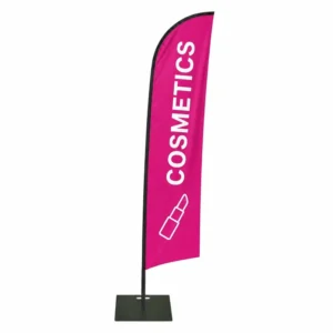 Custom Feather Banner with Pole for Grand Openings