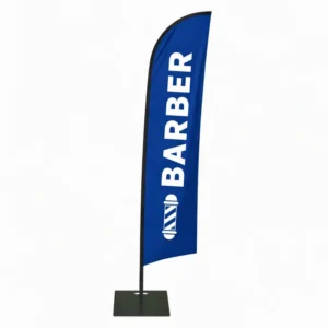 Custom Feather Banner with Pole for Trade Shows