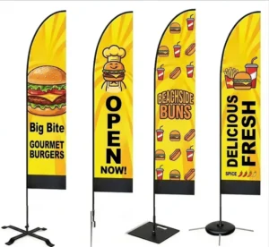 Custom Feather Flags Outdoor Advertising Banner Manufacturer