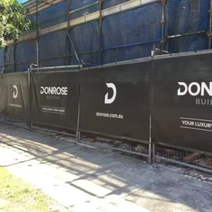 Custom Fence Mesh Wrap Advertising Banners for Outdoor Events and Construction