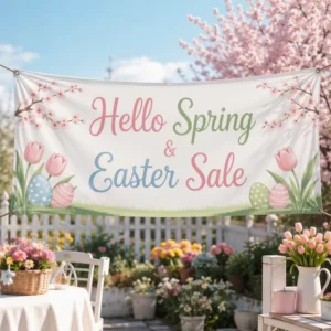 Custom Flag and Fabric Banner for Outdoor Festivals and Concerts
