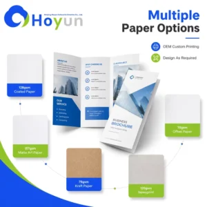 Custom Flyer Booklet Brochure Catalog Printing Service MOQ 500 Pieces