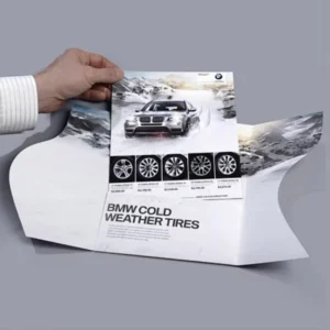 Custom Flyer Printing Services Digital Offset Printing for Events Business Promotions Glossy Matte Paper Options