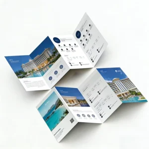 Custom Flyers A4 A5 A6 Fold Instructions Coated Paper Promotion Leaflet Printing Flyer Paper Business Advertising