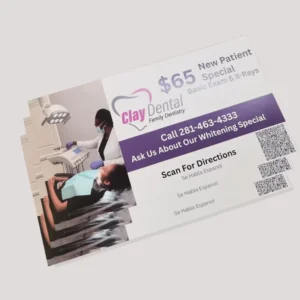 Custom Flyers, Brochures and Booklets, Coated Paper, 4-Color CMYK Offset Printing, Film Lamination