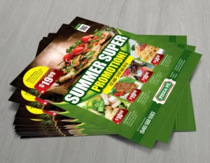 Custom Flyers Printing A3 A4 Service Paper Flyer Printing Brochure Custom
