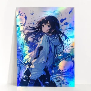 Custom Foil Art Print Poster Anime Manga Metallic Holographic Fanart