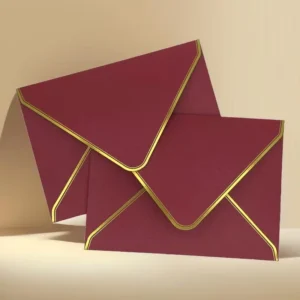 Custom Foldable Paper Envelopes for Love Letters, Invitations, and Business Use