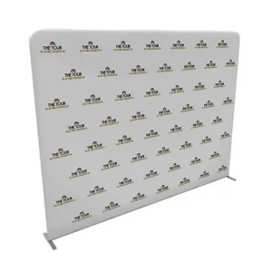 Custom Foldable Trade Show Display Stand Step and Repeat Backdrop Banner with Stand