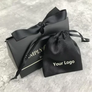Custom Foldable Triangle Craft Paper Dessert Gift Box with Ribbon and Cosmetic Mailer Box