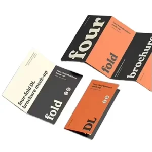 Custom Folded Flyer Brochure Catalog and Manual Printing Service