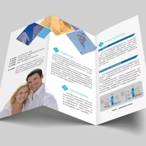 Custom Folded Flyers and Leaflets, Coated Paper Printing