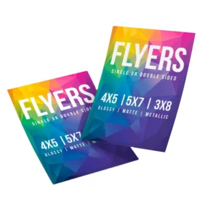 Custom Folded Leaflet Flyer Advertising Catalogue Glossy Paper Trifold Accordion Fold Brochure Printing Digital Printing