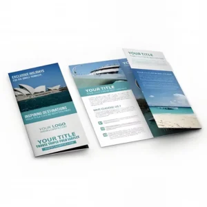 Custom Folded Paper Leaflet Flyer Watch Warranty Card Gratitude Card Instruction Book