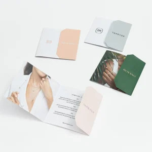 Custom Folding Design Printing Paper Flyers Catalogs Brochures Instruction Manuals Booklets