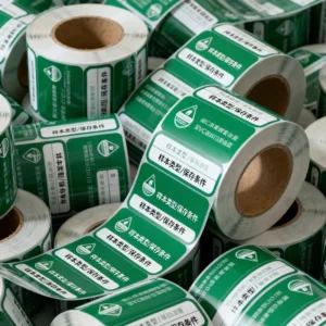 Custom Food and Cosmetic Packaging Labels on Roll Waterproof Adhesive Logo Stickers