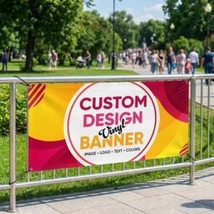Custom Football Pop-Up Fabric Banner