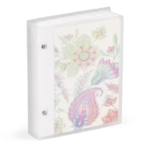 Custom Frosted PP Photo Album, Screw Binding, Clear Pockets, Family, Travel, and Wedding Photos