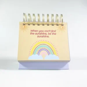 Custom Full Color 12 Month Planner Wall Printed Home Office Accessories Top Slip Spiral Advent Table Calendar