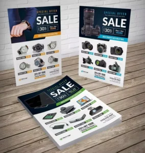 Custom Full Color A0 A1 A2 A3 A4 Business Poster Flyer Brochure Leaflet Offset Printing