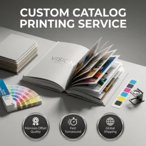 Custom Full Color Catalog Brochure Booklet Printing Service for Company Profile and Product Display
