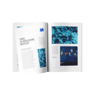 Custom Full Color Catalog Magazine Book Printing Brochure Paper Blank Printing Brochure Personnalisé