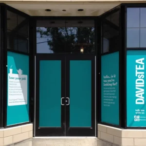 Custom Full Color Design Lightproof Window Vinyl Sticker Sign Decal for Promotional Gifts Store Hotel Glass