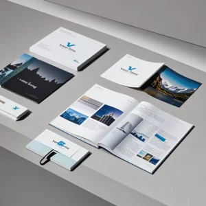 Custom Full-Color Glossy Magazine Brochure Catalog Printing