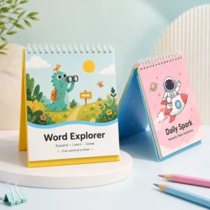 Custom Full-Color Hardcover 365-Day Notepad Planner Memo Desk Calendar
