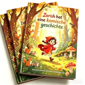 Custom Full-Color Hardcover Children’s Storybook Printing OEM Service with Coated Paper